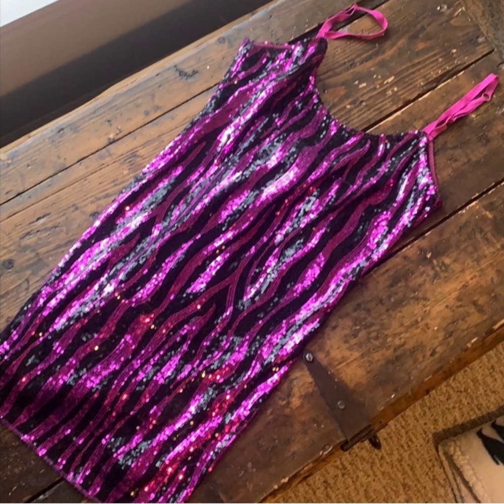 Free People Sheer Sequin Dress
